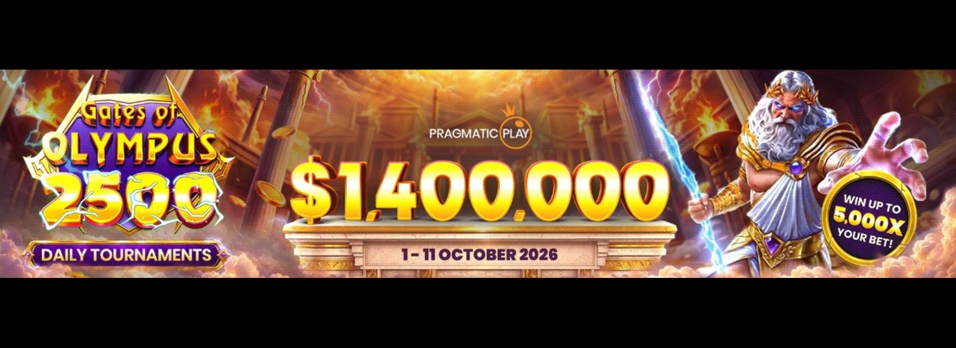PP 奥林匹斯之门2500每日锦标赛
